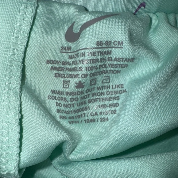 Nike Girls 24 Months Mint Green Skort - Picture 4 of 4